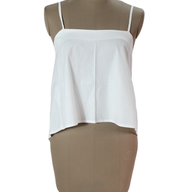 Blusa Blanca Asimetrica Tennis
