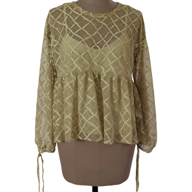 Blusa Verde Malla