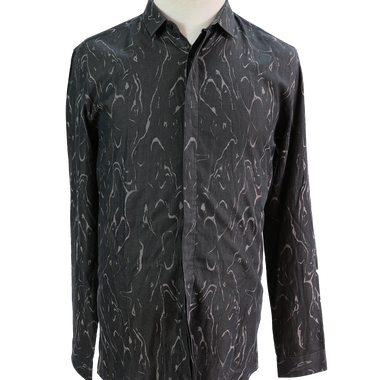 Camisa Gris Oscuro Lineas