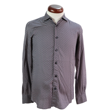 Camisa Azul Oscuro Camel