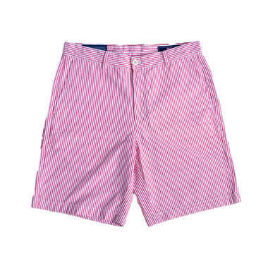 Bermuda Rayas Rojo Blanco