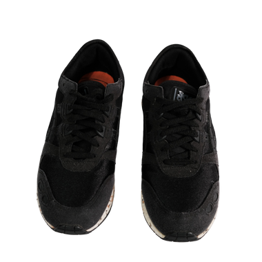 Tenis Negro Suela Multicolor