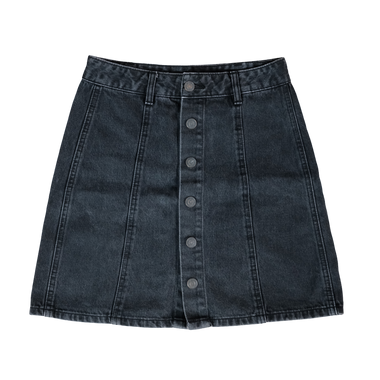 Falda Negro Denim