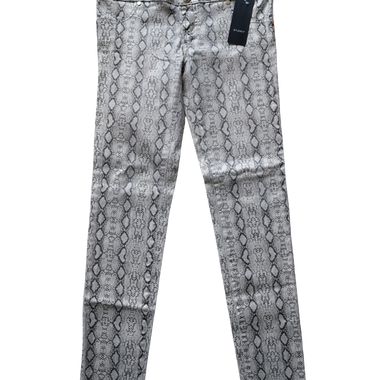 Pantalón Dorado Estilo Serpiente
