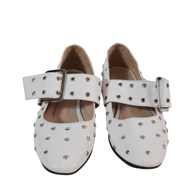 BALETAS BLANCAS CON TACHES TALLA 36