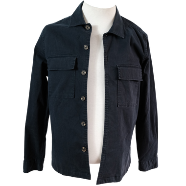 SOBRECAMISA AZUL OSCURO MANGO TALLA M