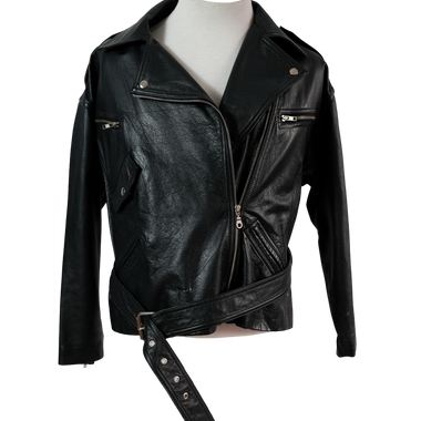 CHAQUETA AZUL OSCURO CUERO LIZSPORT TALLA M