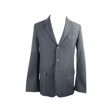 Blazer Rayas Gris