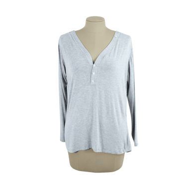 Blusa Escote Gris