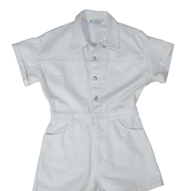 Enterizo Blanco Brillante Zara
