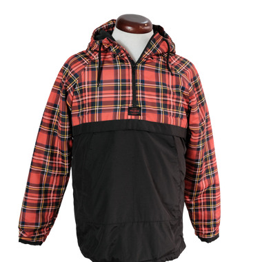 Chaqueta Cuadros Escoces Rojo Negro