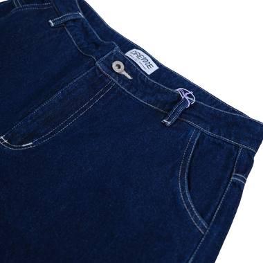 Jean Balloon Azul Oscuro