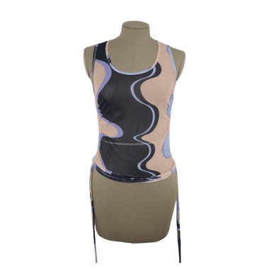 Esqueleto Naranja Morado Azul