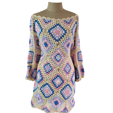 Vestido Crochet Habano