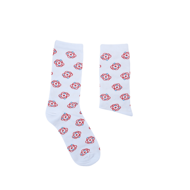 Medias Átomos Blanco