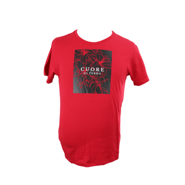 Camiseta Roja Flores
