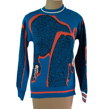 Saco Animal Azúl Naranja