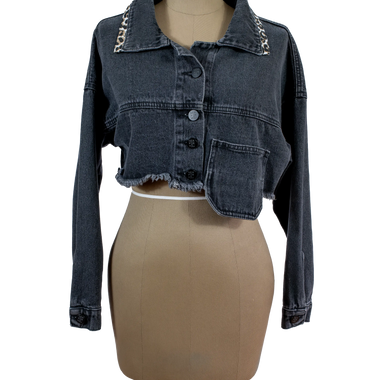 Chaqueta Jean Negro