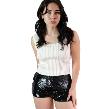Short Lentejuelas Negro
