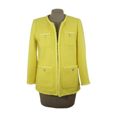 Chaqueta Tweed Amarillo