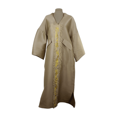 Kaftan Bordado En México Dorado