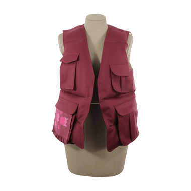 Chaleco Cargo Bordado En México Vinotinto