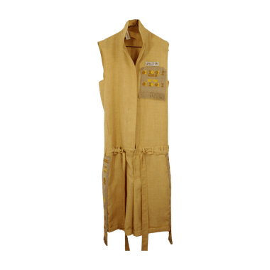 Enterizo Manga Sisa Amarillo