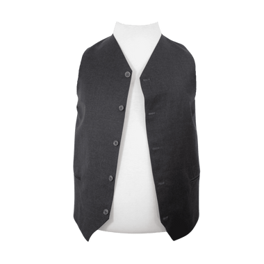 Chaleco Formal Gris Y Vinotinto