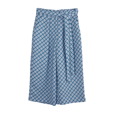 Pantalón Estampado Azul