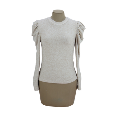 Blusa Beige Perlas Talla S