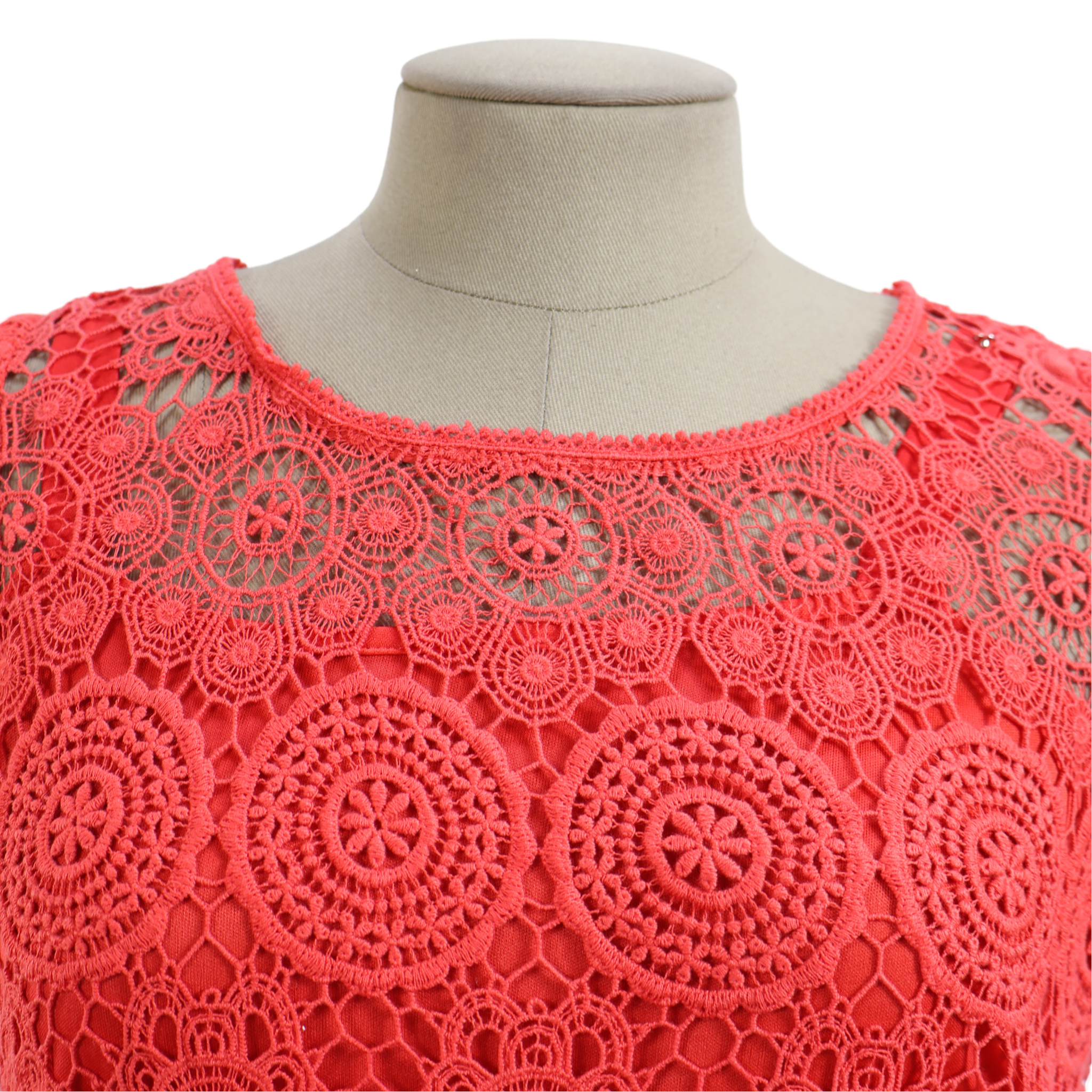 Vestido Tejido Rojo Talla 4