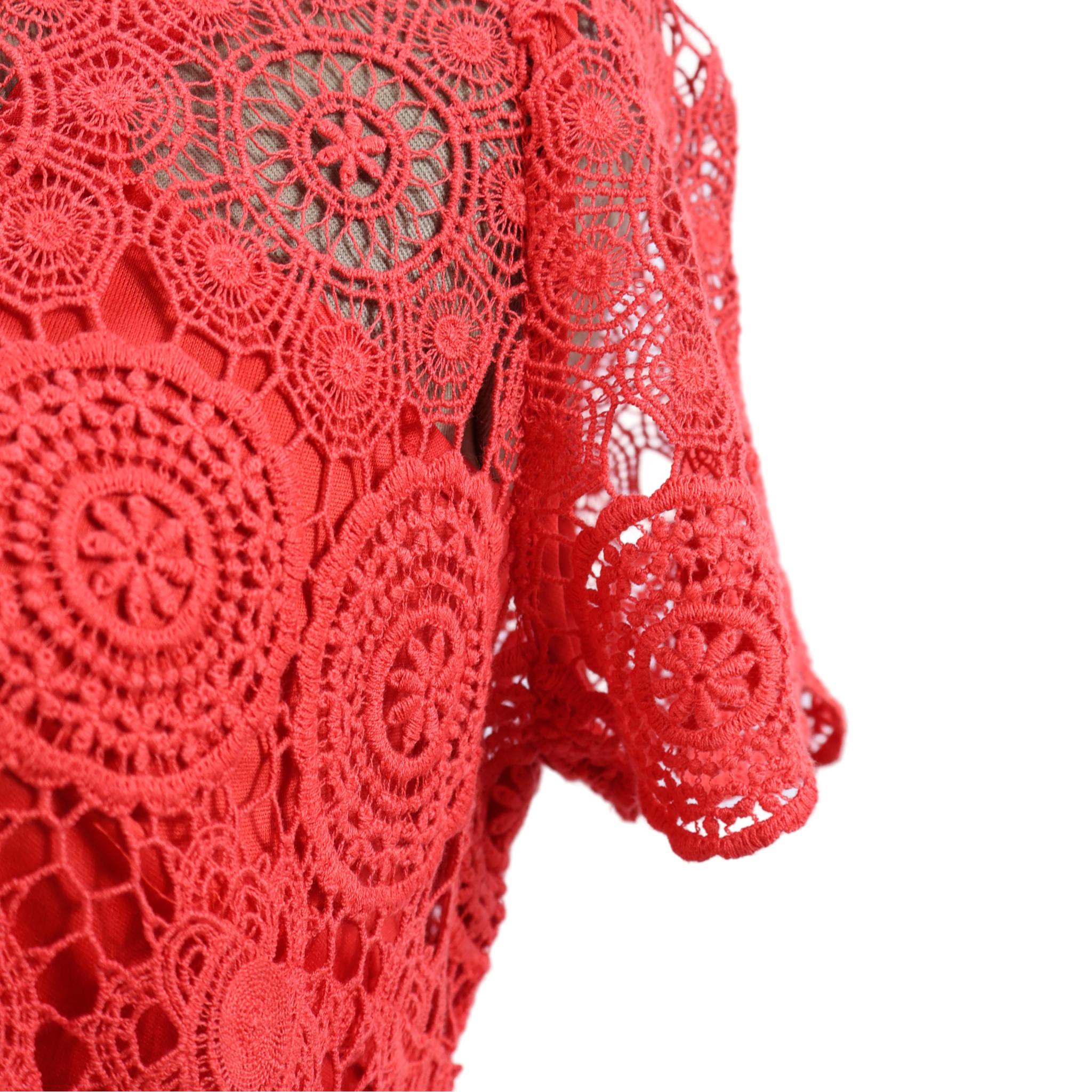 Vestido Tejido Rojo Talla 4