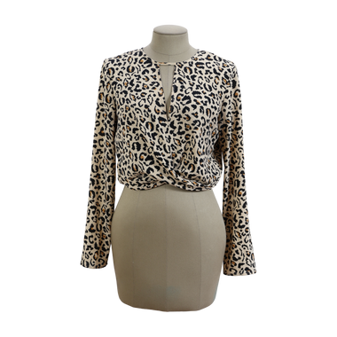 Blusa Animal Print Café Talla 4