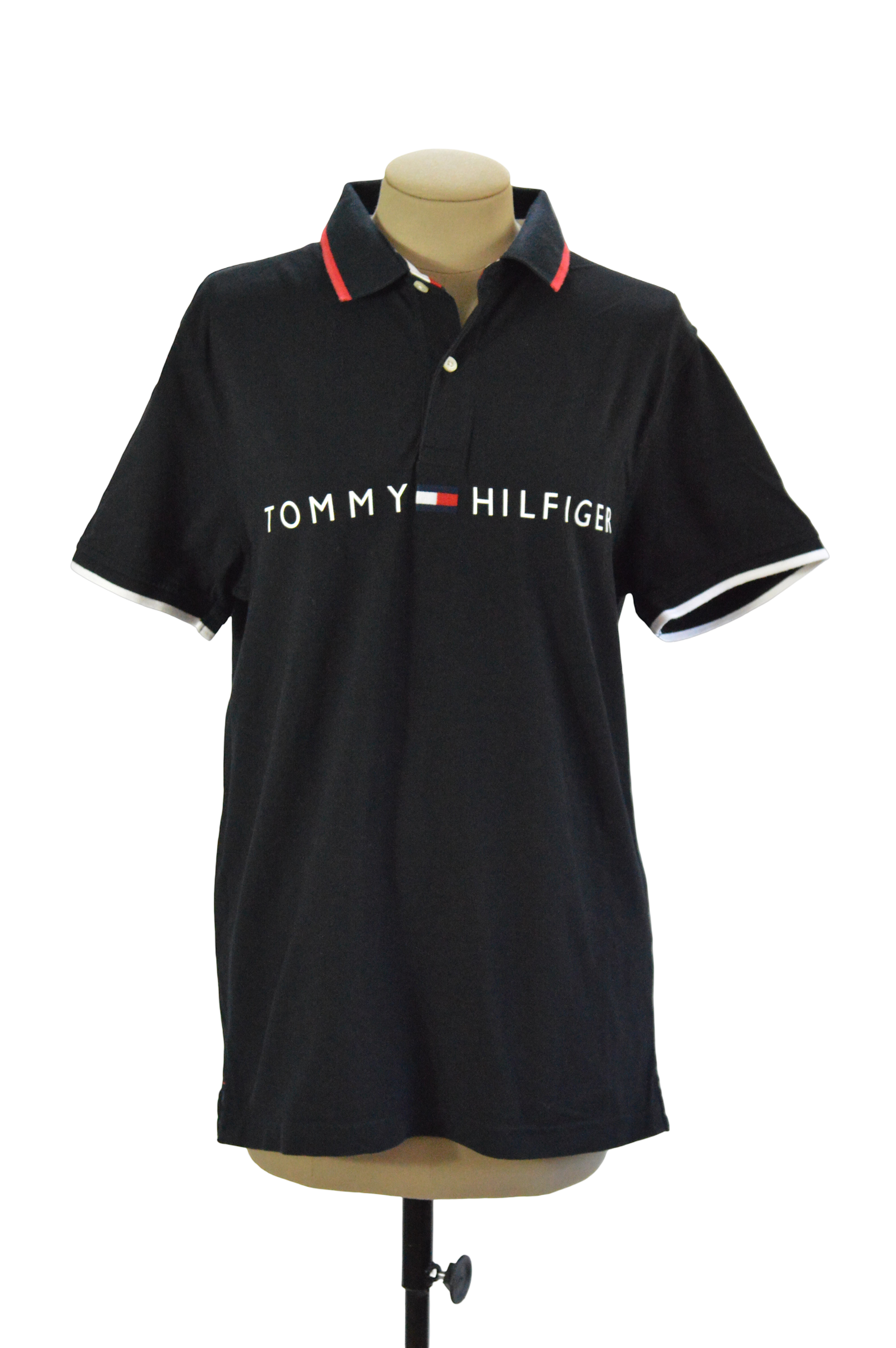 CAMISETA POLO TOMMY HILFIGER NEGRO TALLA L