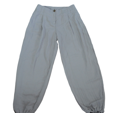 PANTALON BEIGE ALADDIN CON PINZAS TALLA 8