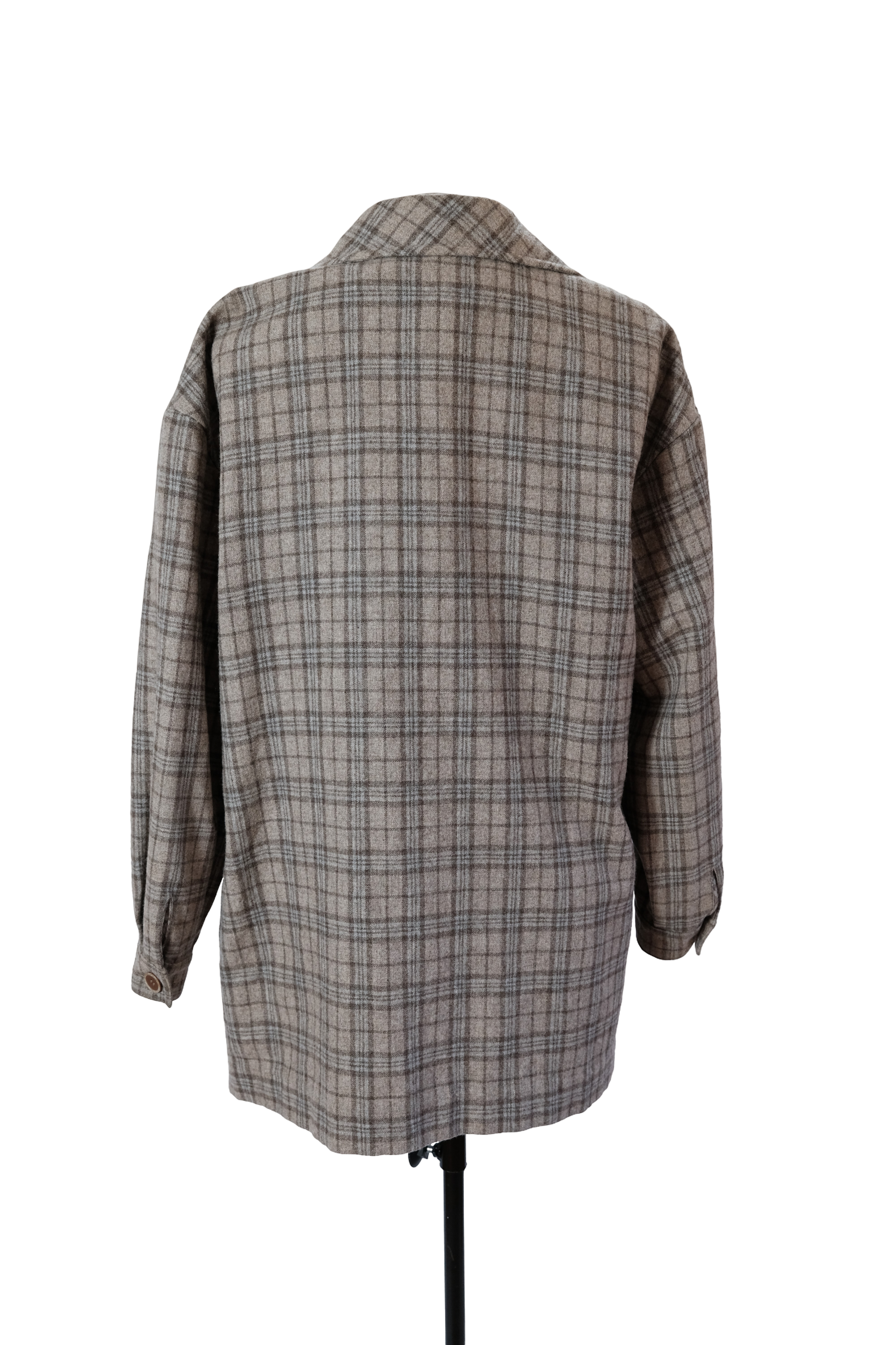 Chaqueta Beige Cuadros