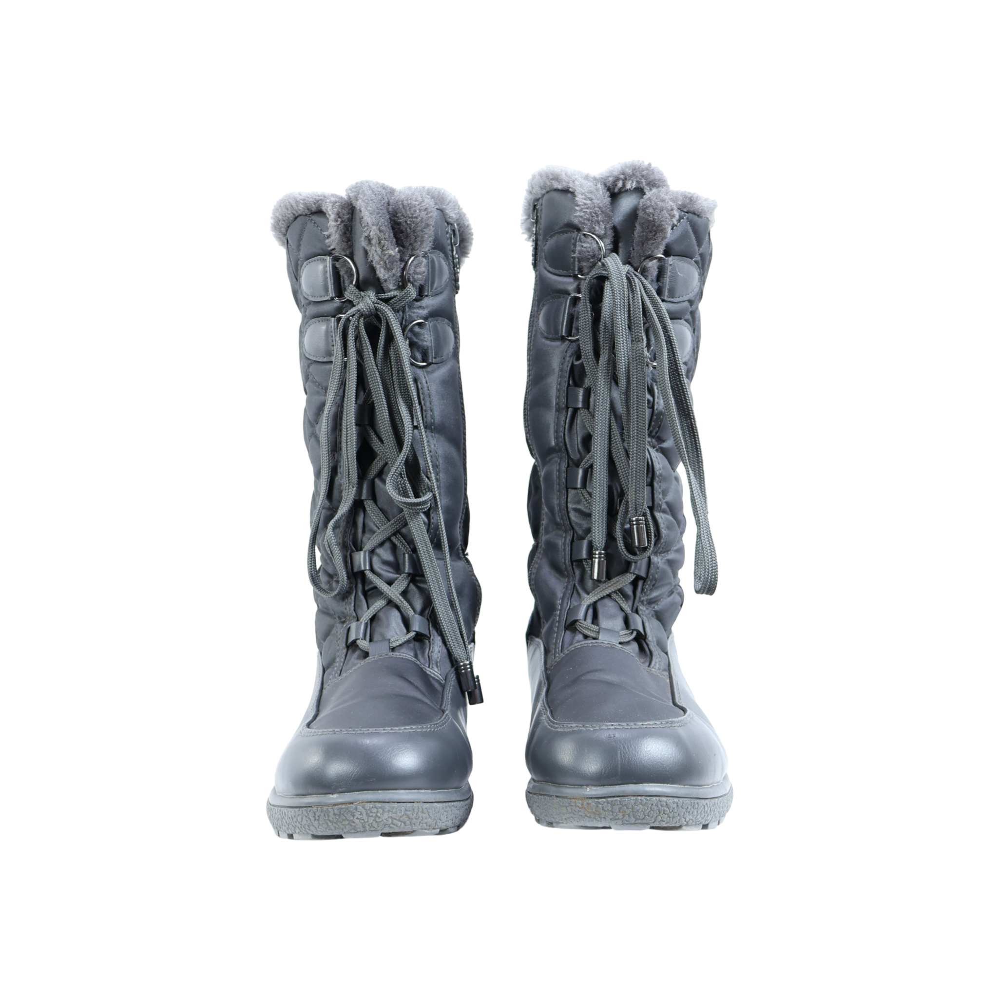 Botas Invierno Gris Talla 9