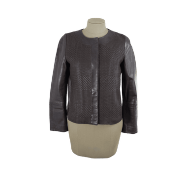 Chaqueta Cuero Café Talla S