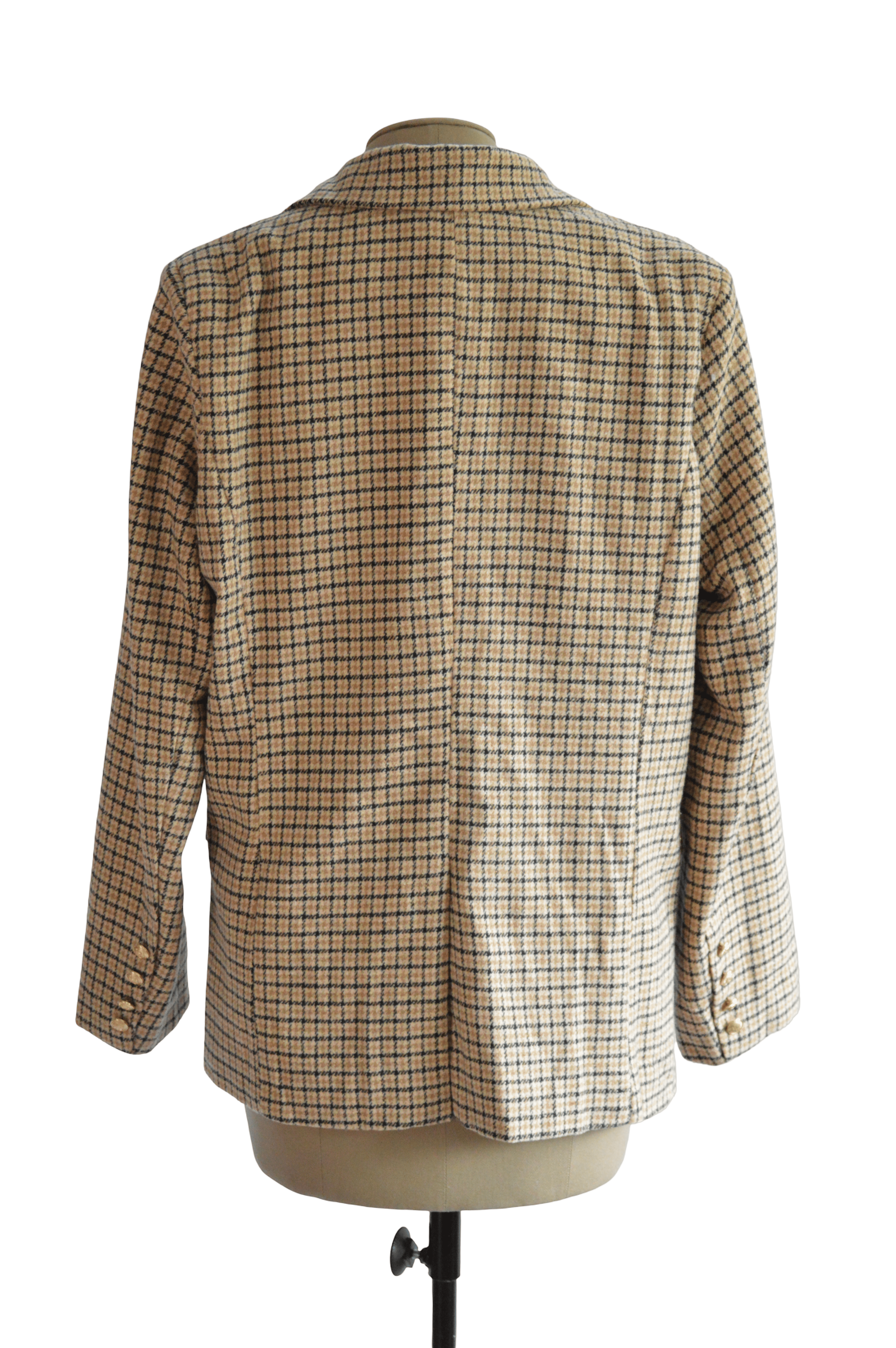 Blazer Camel Estilo Gallineto Talla M