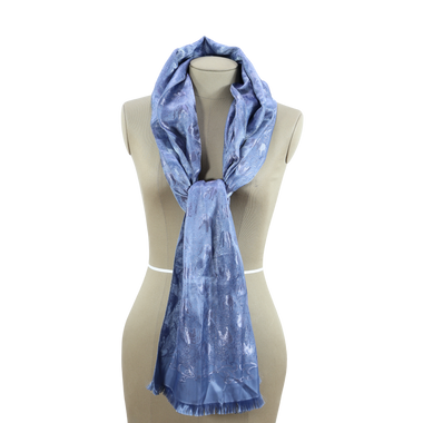 Pashmina Azul Platinado