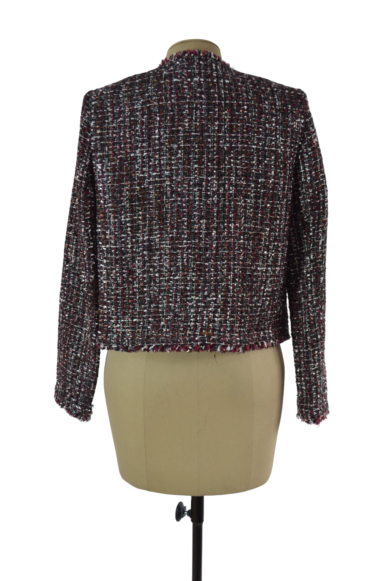 Blazer Vinotinto Tejido Calvin Klein