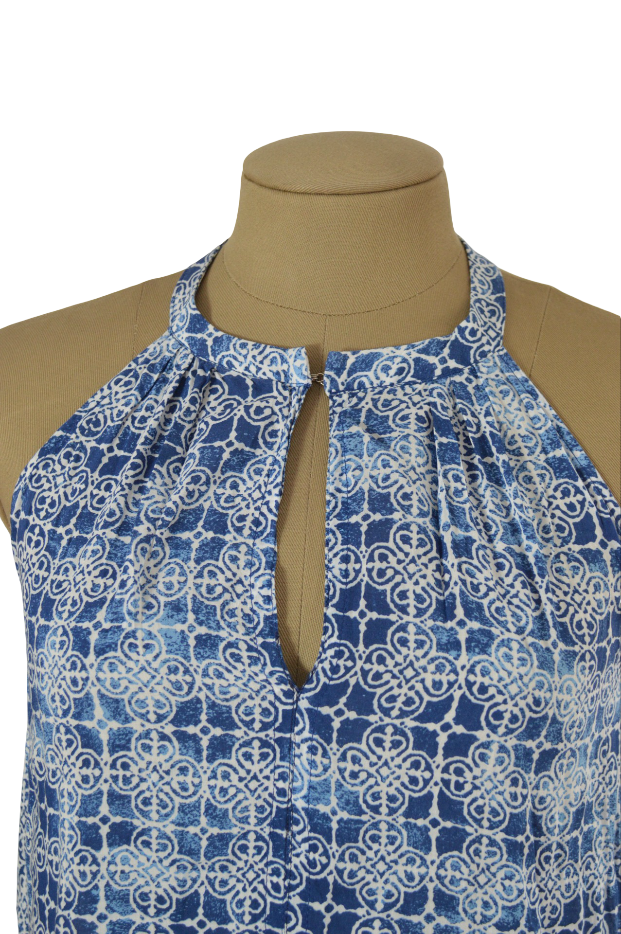 Blusa Sisa Azúl Estampada