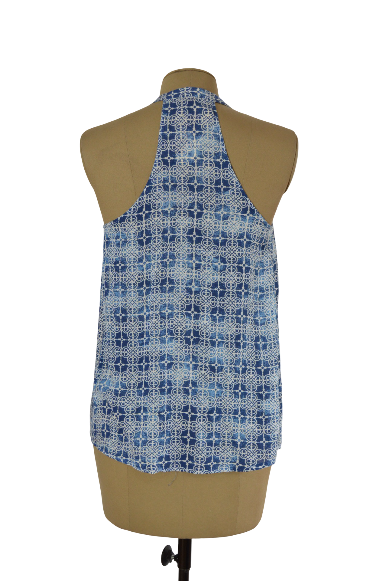 Blusa Sisa Azúl Estampada