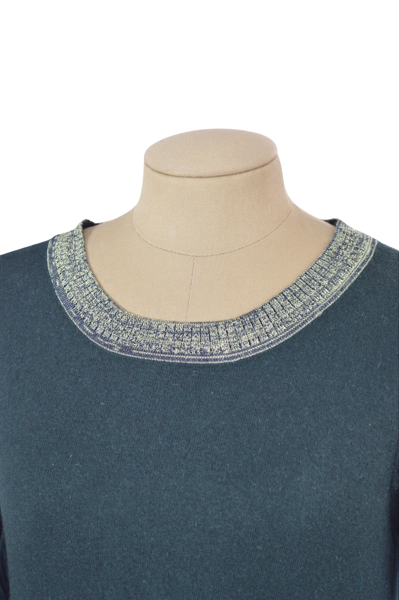Saco Verde Olivo Con Cuello y Mangas Verde Manzana