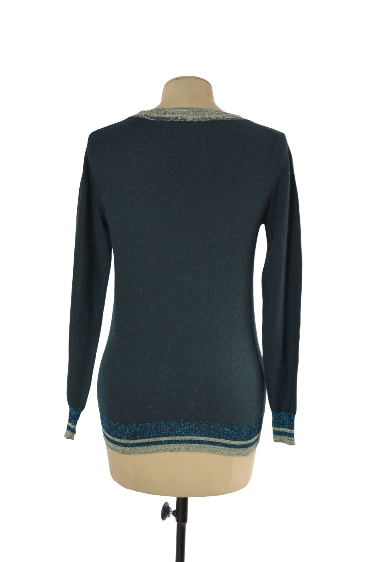 Saco Verde Olivo Con Cuello y Mangas Verde Manzana