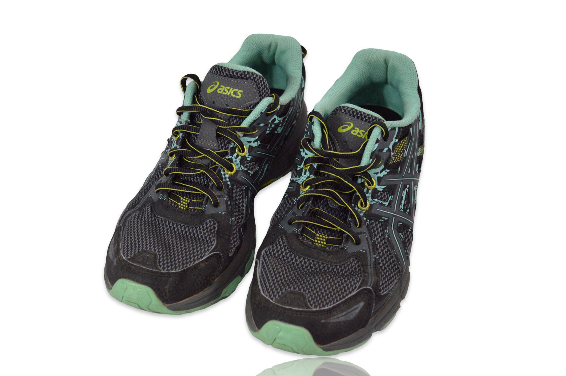 Tenis Negros Azúl Asics