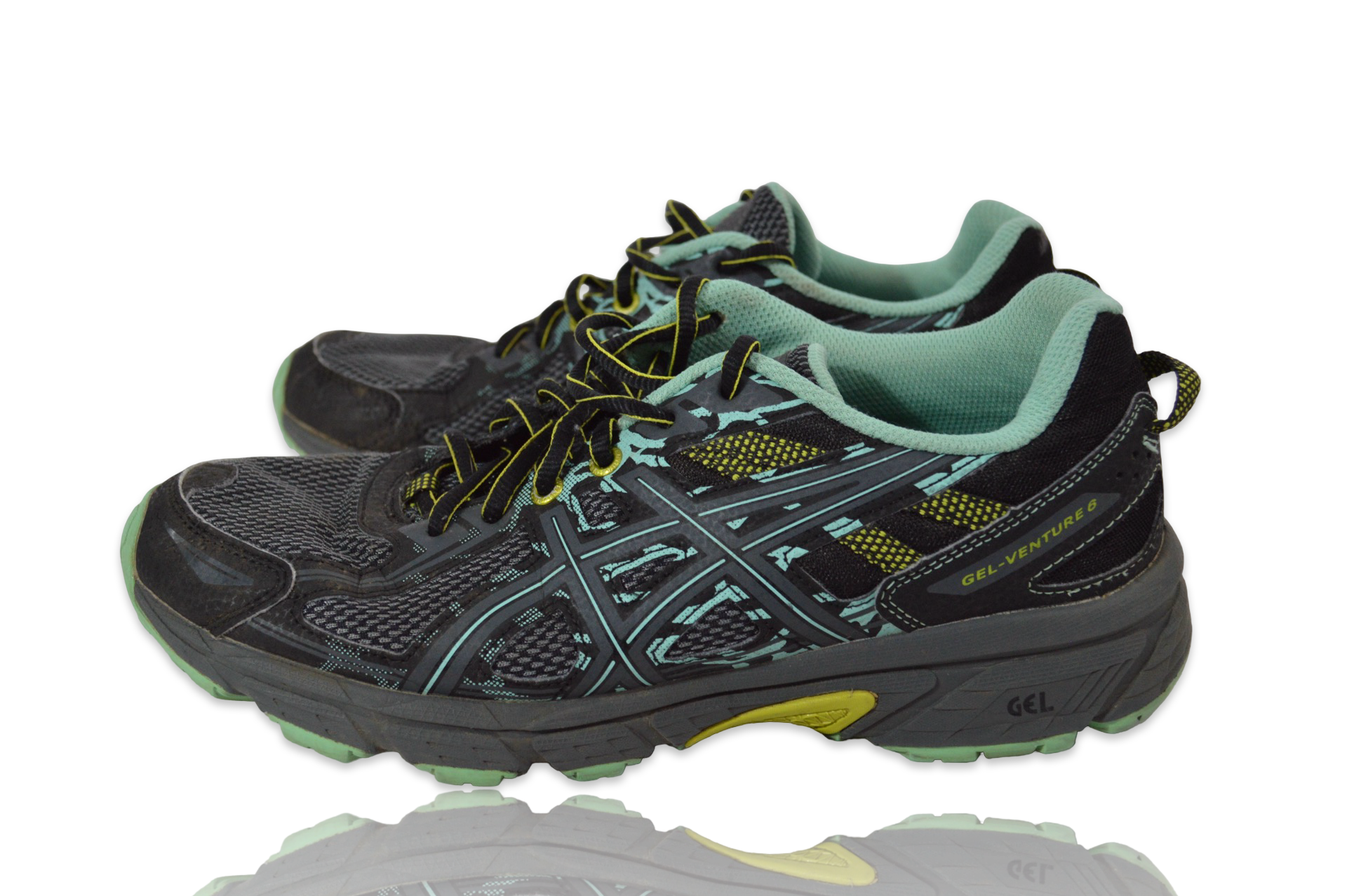 Tenis Negros Azúl Asics