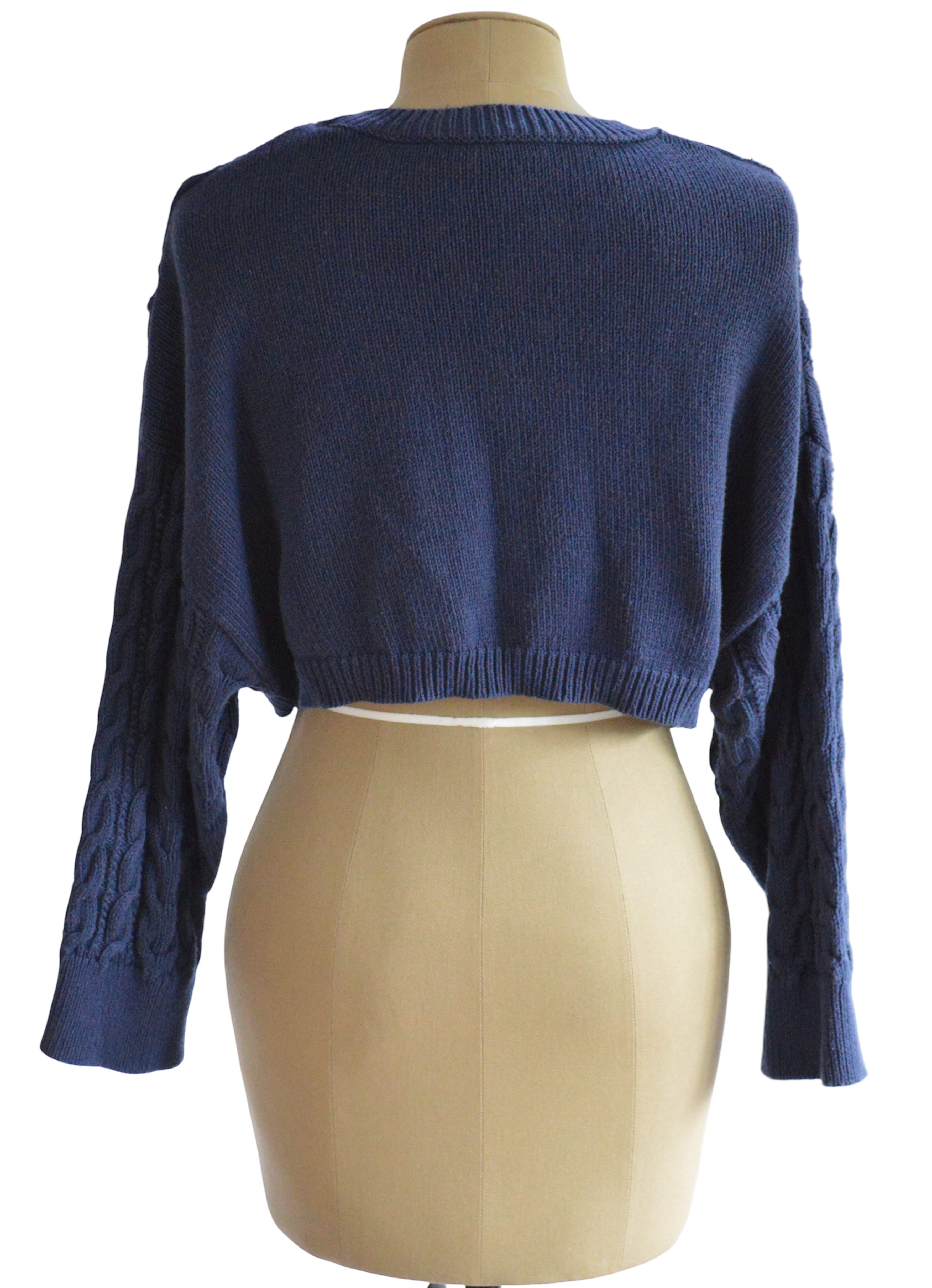 Saco Azul Corto Talla S