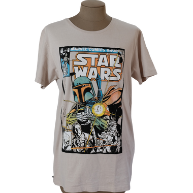 Camiseta Beige Estampado Star Wars