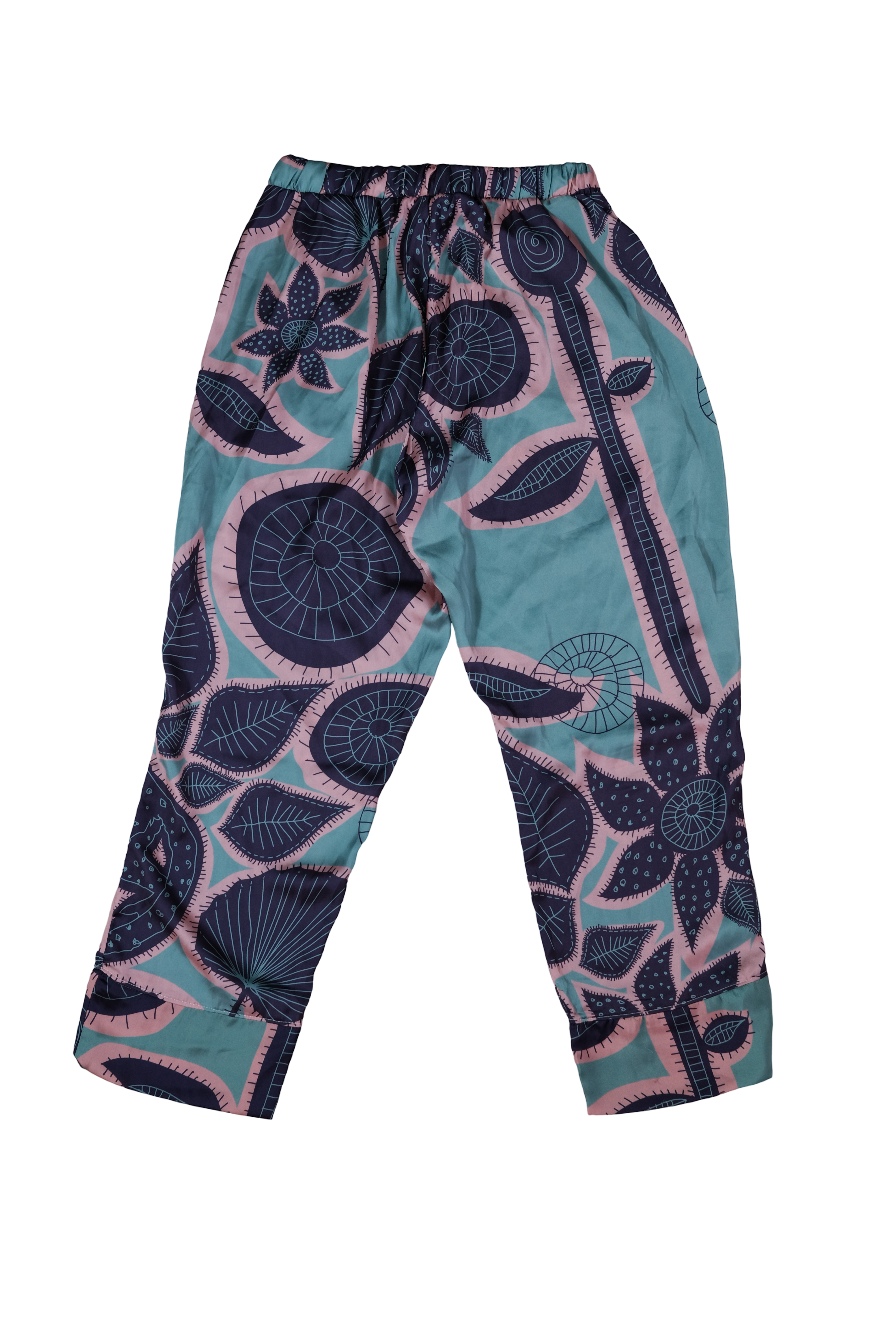 Pantalón Estampado Maha Verde Morado